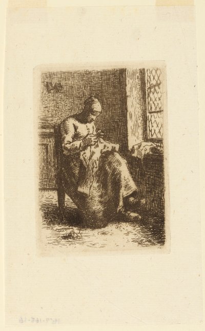 لا كوسوز (المرأة الخياطة) بواسطة Jean Francois Millet