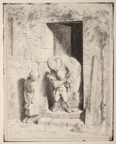 احتياطات الأمومة بواسطة Jean-Francois Millet