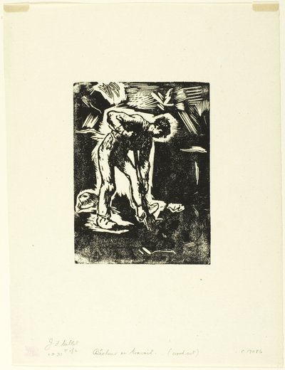 حفر الفلاحين بواسطة Jean-Francois Millet