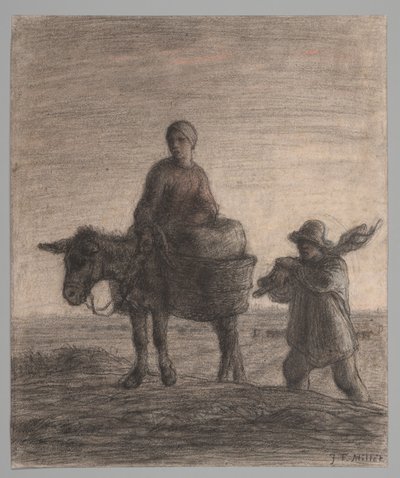 الرحيل عن العمل بواسطة Jean-Francois Millet