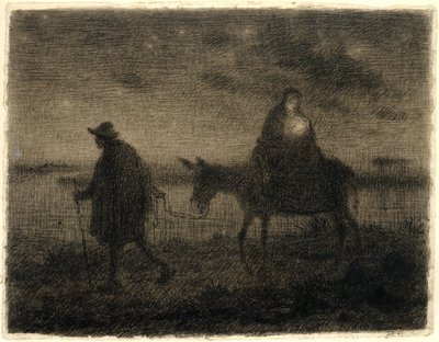 الرحلة إلى مصر ، c.1864 بواسطة جان فرانسوا ميلت