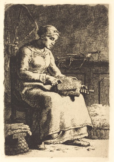 ذا وول كاردر (لا كارديوز) بواسطة Jean Francois Millet