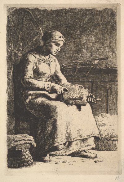 صوف كاردير ، 1834-1875 بواسطة جان فرانسوا ميلت