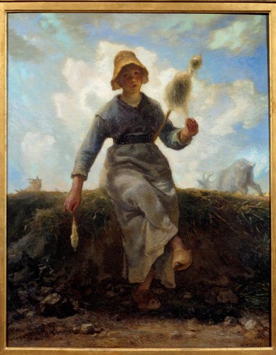 الدوار ، من أوفيرني شيفرير. لوحة جان فرانسوا ميليت (1814-1875) بواسطة جان فرانسوا ميلت