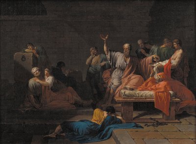 وفاة سقراط ، 1786 بواسطة جان فرانسوا بيير بيرون