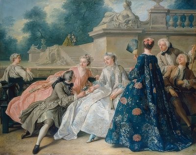 إعلان حب. 1731 بواسطة جان فرانسوا دي تروي