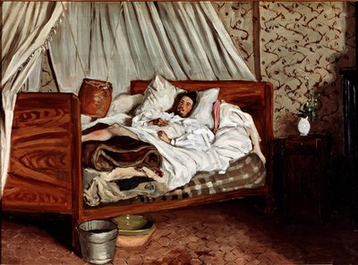 سيارة الإسعاف المرتجلة (جروح كلود مونيه). لوحة جان فريدريك بازيل (1841-1870) بواسطة جان فريدريك بازيل