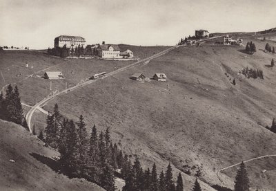 فندق Rigi Staffel ، كهربائي Arth Rigi Bahn (صورة b / w) بواسطة جين جابريل