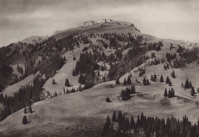 فنادق Rigi Kulm (b / w photo) بواسطة جين جابريل