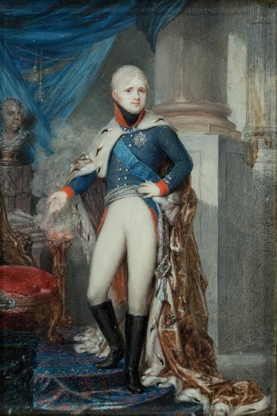 صورة للإمبراطور ألكسندر الأول 1777-1825 ، أوائل القرن التاسع عشر بواسطة جين جيرين