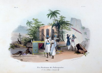 حمالون Palanquins ، 1828 بواسطة جان هنري مارليت