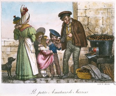 The Little Chestnut Connoisseurs ، c.1810-20 بواسطة جان هنري مارليت
