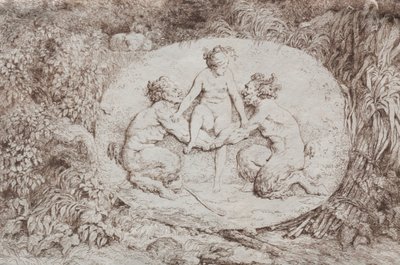 Bacchanales: حورية بدعم من اثنين من Satyrs ، 1763. بواسطة جان هونوري فراجونارد