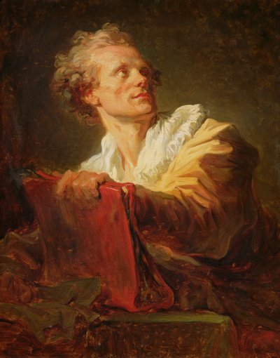 صورة لفنان شاب ، يفترض أنه جاك أندريه نايجون (1738-1810) بواسطة جان هونوري فراجونارد
