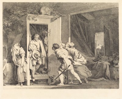 الخزانة بواسطة Jean Honore Fragonard