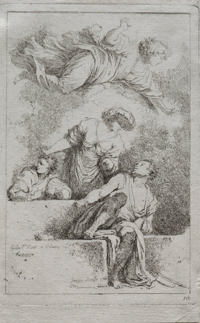 التوابع في القبر بواسطة Jean-Honore Fragonard