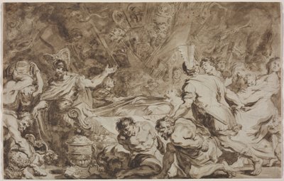 جنازة ديسيوس موس بواسطة Jean-Honore Fragonard