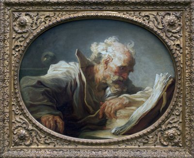 الفيلسوف. لوحة جان أونوريه فراجونارد (1732-1806) ، زيت على قماش ، حوالي 1764. الفن الفرنسي القرن الثامن عشر. Kunsthalle ، هامبورغ ، ألمانيا. بواسطة جان هونوري فراجونارد