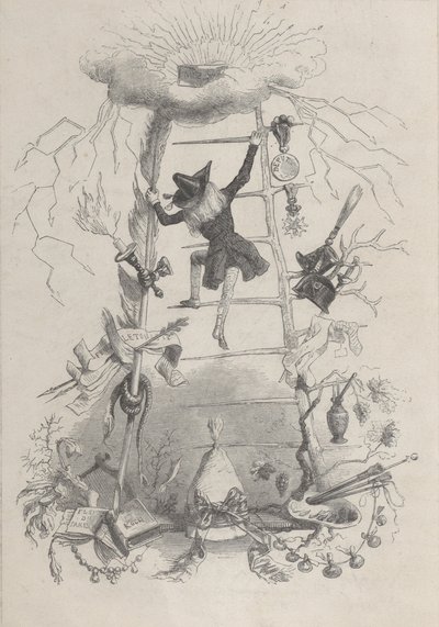 رسم إيضاحي في جيروم باتورو ، بواسطة لويس ريبو ، باريس ، ١٨٤٦ ، كاليفورنيا. 1846 بواسطة جان إغنايس إيسيدور جيرار