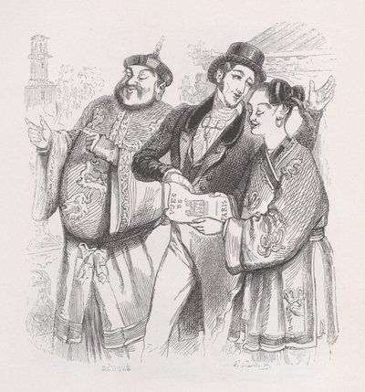 جان باريس من الأعمال الكاملة لبيرانجر 1836. بواسطة جان إغنايس إيسيدور جيرار