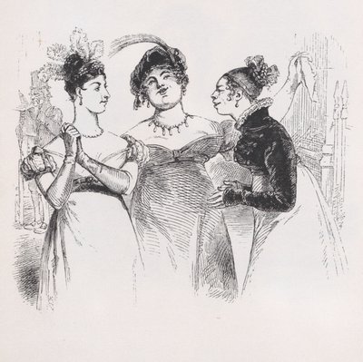 رأي هؤلاء السيدات من الأعمال الكاملة لبيرانغر ، 1836. بواسطة جان إغنايس إيسيدور جيرار
