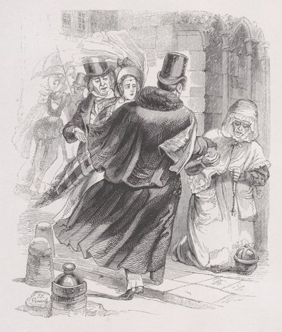 المرأة الفقيرة من الأعمال الكاملة لبيرانجر 1836. بواسطة جان إغنايس إيسيدور جيرار
