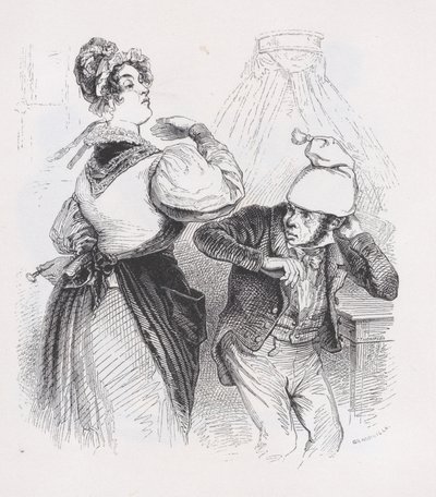 الزوج الثالث من الأعمال الكاملة لبيرانغر ، 1836. بواسطة جان إغنايس إيسيدور جيرار