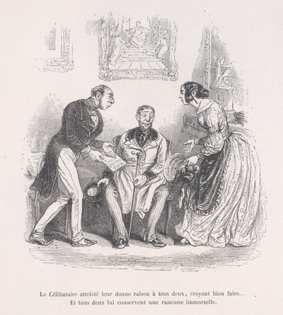 تمنح الأرملة الحزينة كلاهما الحق في القيام بعمل جيد ... وكلاهما يحتفظ بأبدية ... ، 1843. بواسطة جان إغنايس إيسيدور جيرار