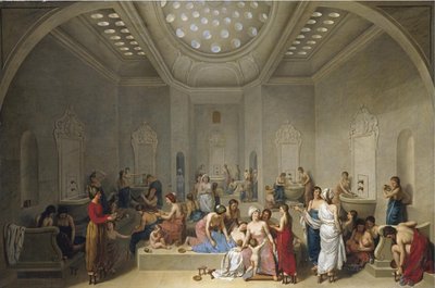 حمام تركي ، 1785 بواسطة جان جاك فرانسوا لو باربييه