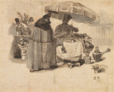 دراسة عن "Au Bouquet de persil" (باقة من البقدونس) بواسطة جان جاك جراندفيل