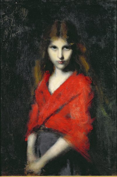 صورة لفتاة صغيرة ، الرعشة بواسطة Jean Jacques Henner