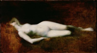 النائم بواسطة Jean Jacques Henner
