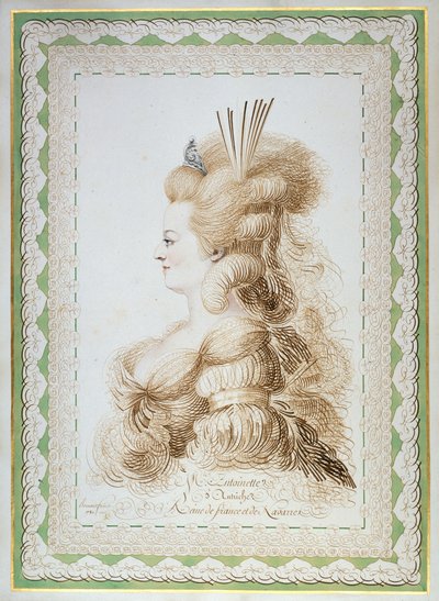 صورة لماري أنطوانيت 1755-1793 ، أرشيدوقة النمسا وملكة فرنسا ... ، 1780. بواسطة جان جوزيف برنارد