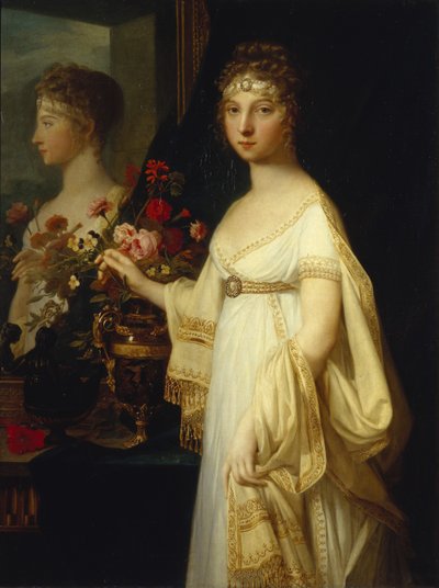 صورة الإمبراطورة إليزابيث أليكسييفنا ، أميرة بادن 1779-1826 ، 1802 بواسطة جان لوران مونييه