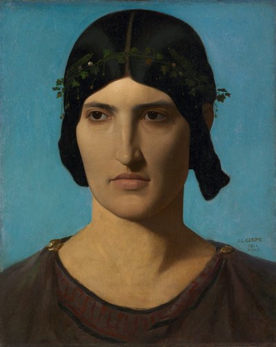 رأس امرأة إيطالية ، 1847-1860. بواسطة جان ليون جيروم