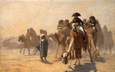 نابليون في مصر ، ١٨٦٣. بواسطة جان ليون جيروم