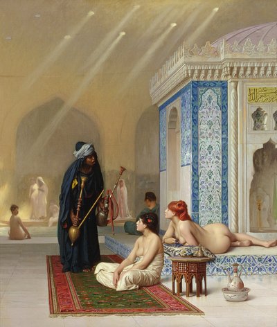 تجمع في حريم بواسطة جان ليون جيروم