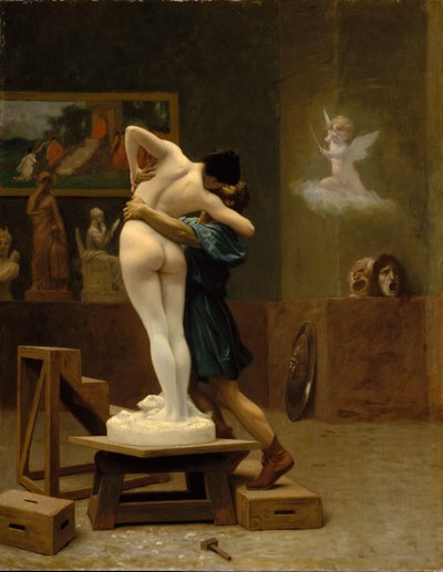 Pygmalion و Galatea ، ج. 1890 بواسطة جان ليون جيروم