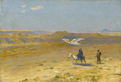 الرحلة إلى مصر ، 1890. بواسطة جان ليون جيروم