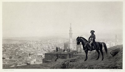 الجنرال بونابرت بالقاهرة ، من مجموعة أعمال جان ليون جيروم في 100 صورة فوتوغرافية ، 1881 (صور فوتوغرافية) بواسطة جان ليون بعد جيروم
