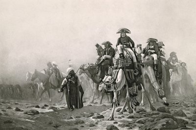 الجنرال بونابرت في مصر ، من مجموعة من أعمال جان ليون جيروم في 100 صورة فوتوغرافية ، 1881 (صور فوتوغرافية) (انظر أيضًا 183490) بواسطة جان ليون بعد جيروم