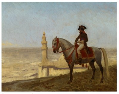 الجنرال بونابرت في القاهرة، رسم تخطيطي بواسطة جان ليون جيروم
