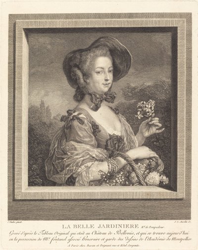 ماركيز دي بومبادور باعتباره حديقة جميلة. بواسطة جان لويس أنسيلين