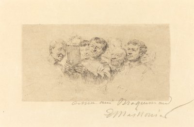 العشاق بواسطة Jean Louis Ernest Meissonier