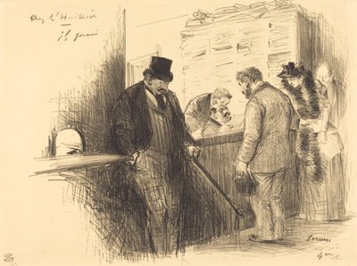 في Bailiff's بواسطة Jean Louis Forain