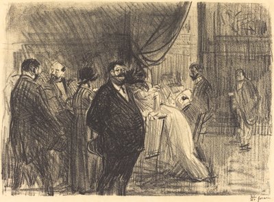 غرفة القمار بواسطة Jean Louis Forain