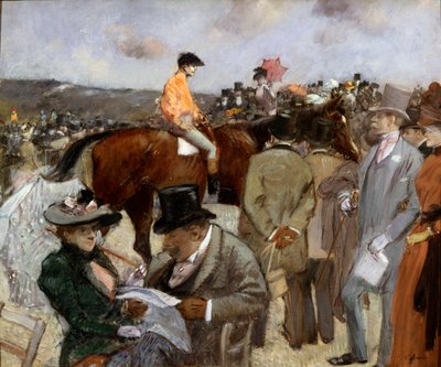 سباق الخيل ، 1888. بواسطة جان لويس فورين