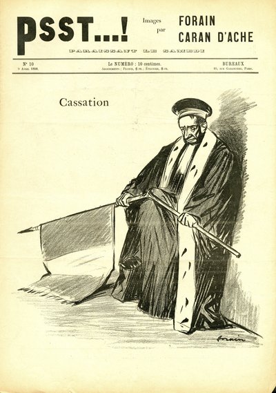 رسم جان لويس فوريان (1852-1931) في Psst ...! بواسطة جان لويس فورين