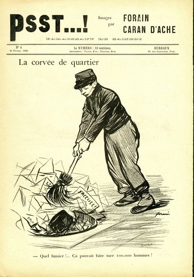 Illustration by Jean-Louis Forain (1852-1931) in Psst...!  بواسطة جان لويس فورين