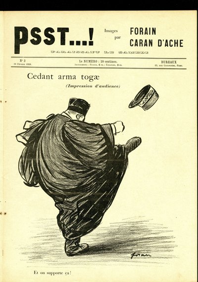 رسم جان لويس فوريان (1852-1931) في Psst ...! بواسطة جان لويس فورين